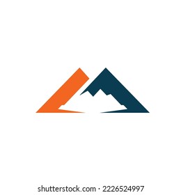 plantilla de diseño de ilustración de vector de icono de letra m