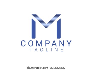 M Letter new Logo and Icon Design