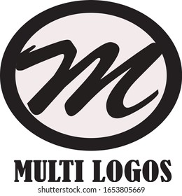 M Letter proffesional Logo Template
