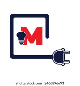 M letter special vector logo design