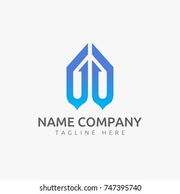 M letter style logo
