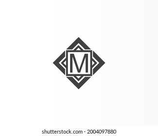M letter vector element logo icon