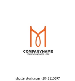 M Letter  vector  icon  Template  Illustration design 