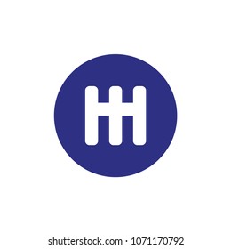 m letter vector logo