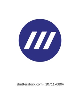 m letter vector logo