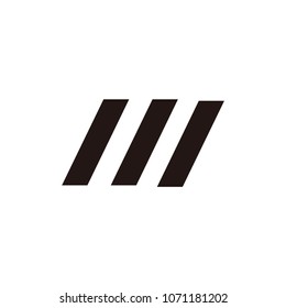 m letter vector logo