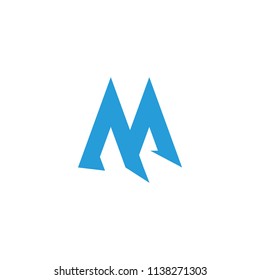 M LETTER VECTOR LOGO