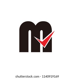 m letter vector logo
