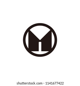 m letter vector logo