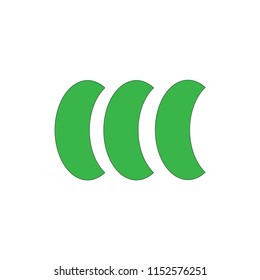 M letter vector logo