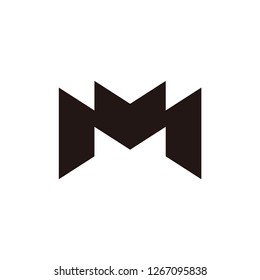 m letter vector logo