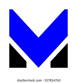 m letter vector logo
