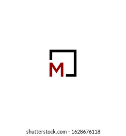 m letter vector logo abstract