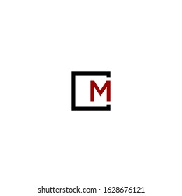 m letter vector logo abstract