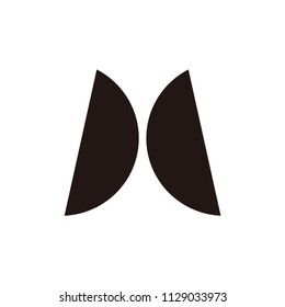 m letter vector logo. dd letter vector logo