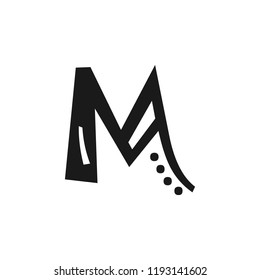 M letter vector logo design