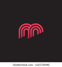 M letter vector logo design