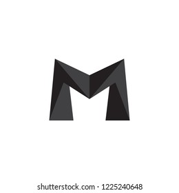 M letter vector logo design