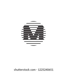 M letter vector logo design