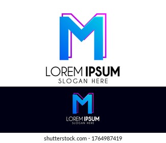 M letter vector logo design. Modern icon concept. Professional logo for brand identity. Creative symbol element or template