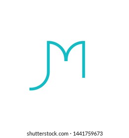 M letter vector logo. M letter icon. M letter emblem.Minimal line letter initial M logo. Abstract and elegant shape font sign. logotype vector design template for  branding.