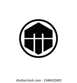 m letter vector logo. mountain vector logo