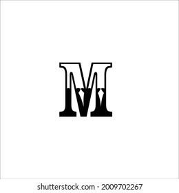 M letter vector logo symbol
