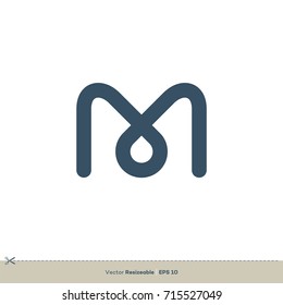 M Letter vector Logo Template Illustration Design. Vector EPS 10.