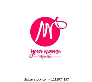 M Lettering Logo