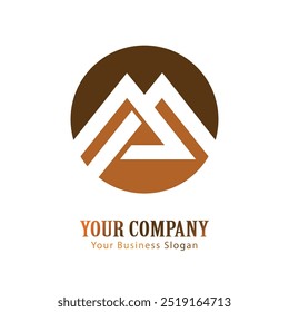 M lettering logo is simple, easy to understand and authoritative