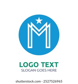 M  lettering logo is simple, easy to understand and authoritative