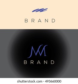 M letters business vector logo design template
