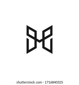 M line modern logo