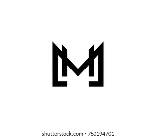 M Logo Stock Vector (Royalty Free) 750194701 | Shutterstock