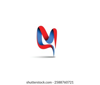 M Logo Branding Identity Corporate vector font design.