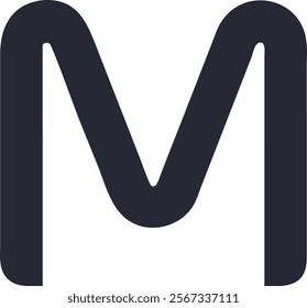 m logo, m branding, m vector
