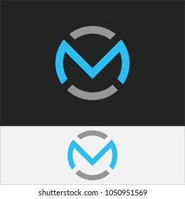 m logo design