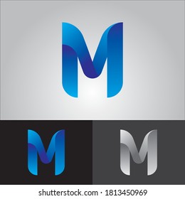 M Logo M Design Alphabet Logo