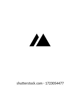 M logo design concept, icon logo, symbol