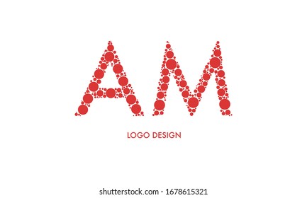 A M logo design for Corporate

