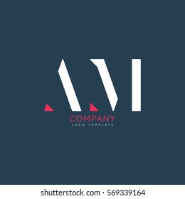 A M logo design for Corporate 