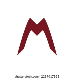 m logo design easy catchy m symbol aa2