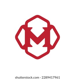 m logo design easy catchy m symbol aa3