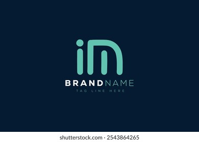 I and M logo design. IM abstract Letters Logo Monogram. This logo design is the process of creating a visual symbol that represents a brand, company, or individual.