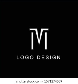 m logo design. letter logo design