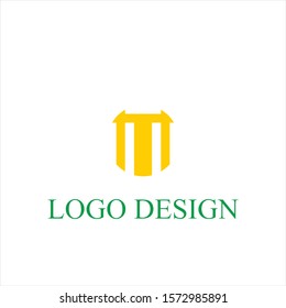 m logo design. letter logo design