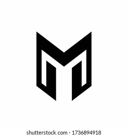 Diseño del logotipo M, logotipo de la letra M