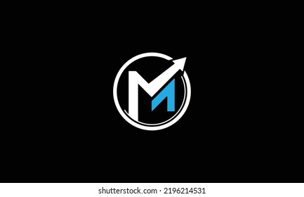  Diseño del logotipo M. diseño del logotipo de la letra abstracta logotipo de M 