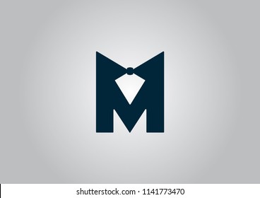 M logo design for man