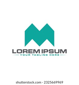 M Logo Design einzigartig und modern Logo Design